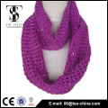 100% acrylic woven wholesale fashion knitted scarf